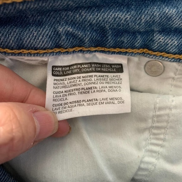 LEVI'S Denim High Rise Wedgie Straight Leg Jeans - Picture 14 of 15